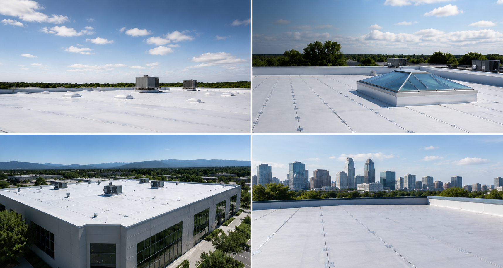 Professional roofing work